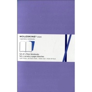 Moleskine Plain Notebook Volant Light Violet-Brilliant Violet Purple (2 pcs)