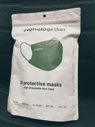 【全新正品】Evolvetogether Mask 口罩30入 三層防護層 BFE&gt;98%, PFE&gt;95%