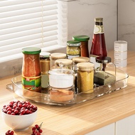 Storage Turntable for Refrigerator Transparent Swivel Fridge Lazy Turntable Organizerfor Fridge