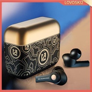 [Lovoski2] Earbuds, 5.0 Earbuds with Charging Case Stereo TWS True Earbuds with Mic IPX5 Earphones