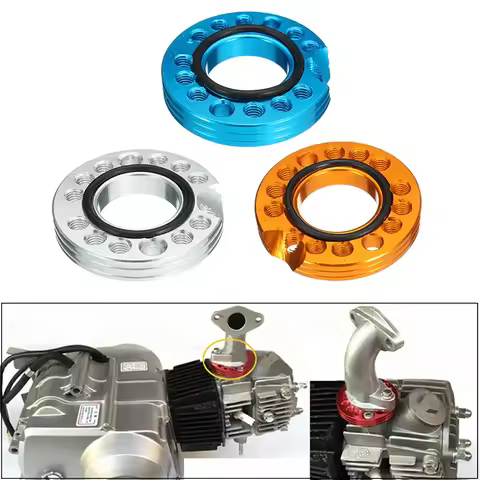 28mm Colorful CNC Carburetor Inlet Manifold Spinner Plate Adaptor For Pit Dirt Bikes Buggy