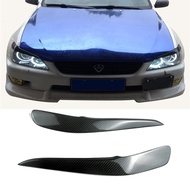 premium-Carbon Fiber Headlight Eyelids for Lexus IS IS200 IS300 1998-2005 - Smoked Eye Lid Covers Ac