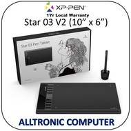 XP-Pen Star 03 V2 Drawing Tablet / Xppen  Xp PEN / 1Yr Warranty