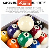 One Set 16Pcs 50.8Mm American Childrens Billiards Home Tabletop Game Sets Mini Billiard Balls Pool B