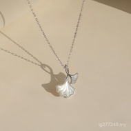 Gift Fashion Girlfriend Necklace 999 Three Lives Have Luck Fritillary Clavicle Chain Niche Sterling 