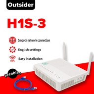 Outsider Used WIFI Modem Gbits H1s-3 XPON EPON GPON ONT OLT English Version Second Hand With Adaptor