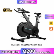 (FREE MASSAGE GUN) OVICX Q200 Stationary Spin Bike with Magnetic Resistance Exercise Bikes Indoor Cy