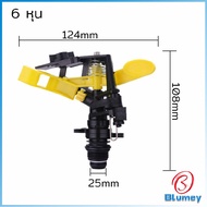 Blumey สปริงเกอร์ 360 องศา สปริงเกอร์สนามหญ้า สปริงเกอร์ดีด 6 หุน และ 4 หุน Adjustable Rocker nozzle