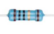 (50pcs) 1/4 Watt Resistor Metal Film Resistor - (1 ohm to 10M ohm) - 1% Tolerance - 5 Band Resistor-