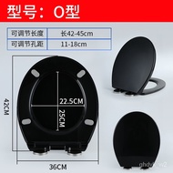 toilet seat cover Universal Color Toilet Lid Household Black Gray Red BlueVUOType Cover Plate Thickened Buffering Mute U