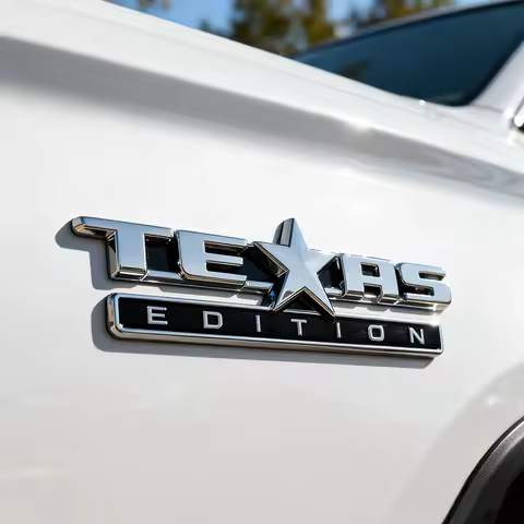 2pcs Premium Texas Edition for US American SUV Off Road car Engine Fender trunk Tail Decal Emblem Ba
