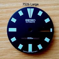 7S26 Large Seiko Divers Dial Replacement Luminous