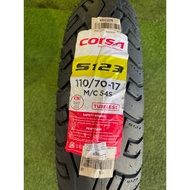 new 2024 Corsa S123 tyre tubuless Tayar 110/70-17