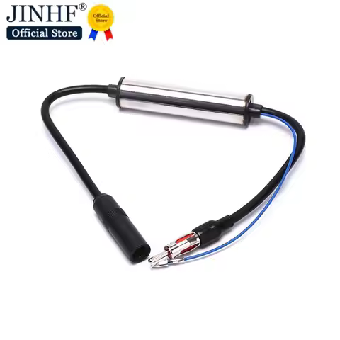 Car Antenna Cable FM Antenna Signal Amplifier Antenna Signal Amplifier Plug Radio FM Inline Signal A
