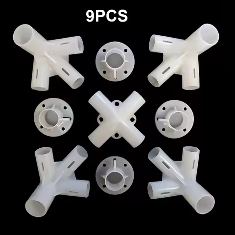 4/9pcs Plastic Spare Parts For 3x6m Gazebo Awning Tent Feet Corner Center Connector 25/19mm Tent Con