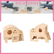 [Szluzhen3] Hamster House Lovely Hamster Hideout for Syrian Hamsters Guinea Pig Hedgehog