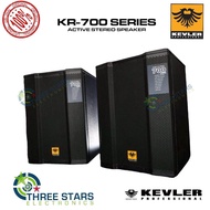 Original Kevler KR-712A Amplified Speaker System 700 watts 3 ways speakers system Karaoke Videoke Bl
