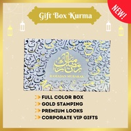 Pemium Corporate Gift Box for Ramadhan : Premium Dates | Kurma Ajwa Safawi Mariami | Exclusive, Door Gift, Hamper