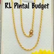 RANTAI LEHER PINTAL EMAS 916 BAJET