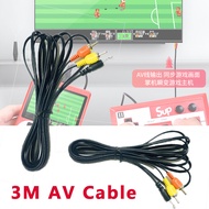 3M Long AV Cable for SUP Game Console Gameboy Audio Video Cable To Connect TV