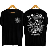 HITAM Turbo HECTIC T-shirt Front Back Latest t-shirts Adult men's tops Black t-shirts viral t-shirts