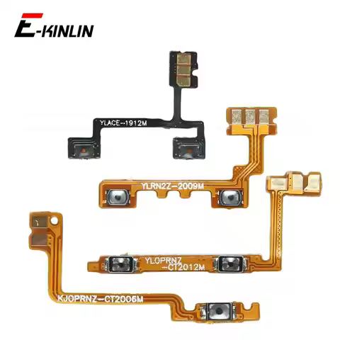Switch Power ON OFF Key Mute Silent Volume Button Ribbon Flex Cable For OPPO Reno 4G Ace Ace2 Reno2 