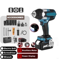 BOSCH Cordless Impact Wrench Cordless Impact Drill Electric Brushless Impact Wrench Heavy Duty Batte