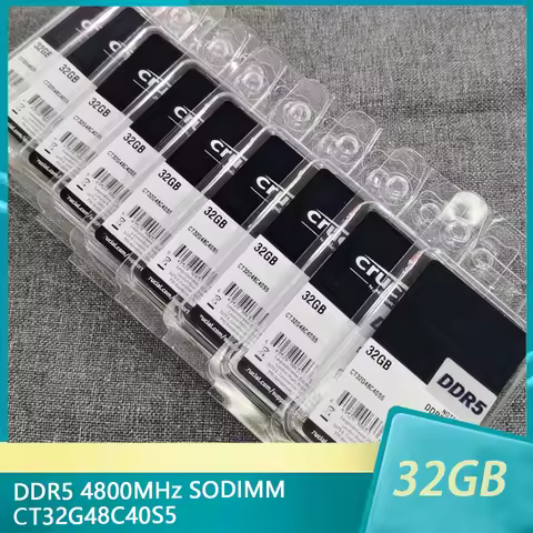 32GB DDR5 4800MHz SODIMM CT32G48C40S5 1.1V Laptop RAM Notebook Memory