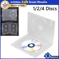 【SOYACAR】CD Storage Box Transparent DVD Case CD Package Case Portable Durable CD DVD Disc Case
