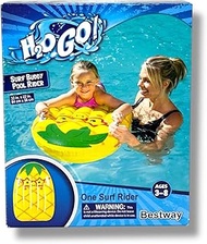 Bestway H2O Go Pineapple Surf Buddy Pool Float, 33 x 22 inches, Ages 3-8, Heavy-Duty Handles