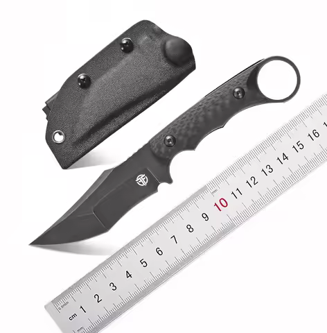 FF107 Micarta Handle Fixed Blade Knife 14C28N Steel Blade Fix straight Knife for Outdoor Camping Wor