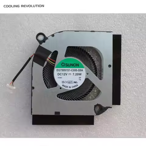 New Original Laptop CPU Cooling Fan For ACER Nitro 5 AN515-58 i7-12700H SUNON EG750901S1-C080-S9A DC