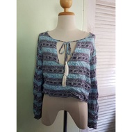 Casual Crop Top With Bow Tie At The Chest Sweet Pattern Ecote's 44/17 ** The Is Straight Sewn Again.