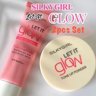 SILKYGIRL Let It GLOW 2pcs Set ~ Tone-Up Cream + Tone-Up Powder
