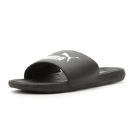 Mens Cool Cat 2.0 Slide Sandal, PUMA Mens black-PUMA Mens white, 12