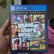 Bd ps4 GTA V Grand Theft Auto V Gta5 Five Region 2 Fullset Like New