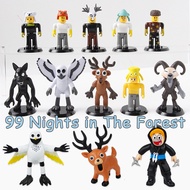 99 Nights in The Forest Deer Owl Model Collection Roblox Game Action Figure Decorations