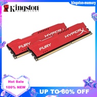 Memoria RAM DDR3 DDR3L 8GB 4GB 1866MHz 1600MHz 1333MHz เดสก์ท็อป RAM 240 Pins DIMM 1.35V /1.5V DDR3 RAM HyperX FURY หน่วยความจำ-สีแดง