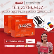 S-Grow Peninggi Badan 2 box ( Free Skipping &amp; Meteran )