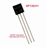 BC337 Transistor 0.8A 45V Pack of 10