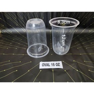 16 oz Oval Plastic Cup 16 oz Oval Cup/