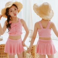 MOSES Bộ đồ bơi cho bé gái xinh xắn bé gái dễ thương 9 - 12 tuổi 2 bộ đồ bơi công chúa tắm suối nước