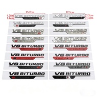 Suitable for Mercedes-Benz V8 BITURBO Car Sticker E PERFORMANCE E 4MATIC Fender Modified Label