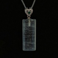 海藍寶原石水晶頸鍊-5 ( Raw Aquamarine Crystal Necklace-5 )