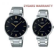 [2YEARS WARRANTY] Original Casio MTP-VT01D-1B & LTP-VT01D-1B MEN Watches LADIES Watches COUPLE Watch