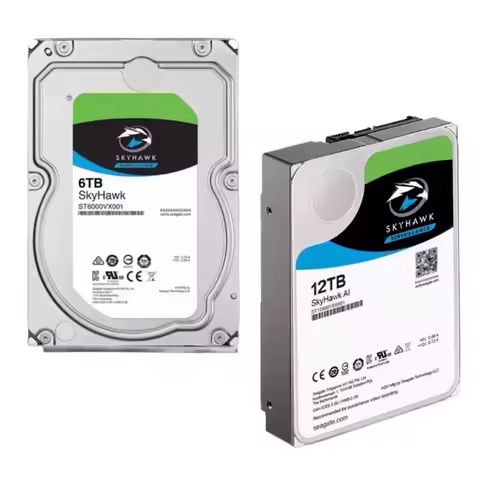 For Seagate SkyHawk 1TB 2TB 6TB 10TB 12TB 16TB Hard Drive SATA3 6Gb/s 64MB 3.5-Inch Internal Drive F