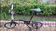 清貨價 Dahon Gemini UNO Foldable Bike 16'' 大行黑色摺疊單車