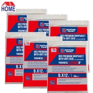 Nippon Paint Premium Drop Sheet With Anti Skid / Painting Sheet / Drop Cloth  / Dropsheet - 0.03mm