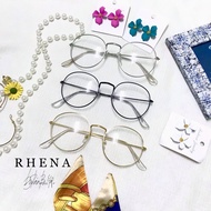 RS of Rhena Clear round eyewear Spectacles cermin mata bingkai bulat