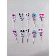 LOL CUPCAKE TOPPER LOL TOPPER/ LOL CUPCAKE TOPPER/